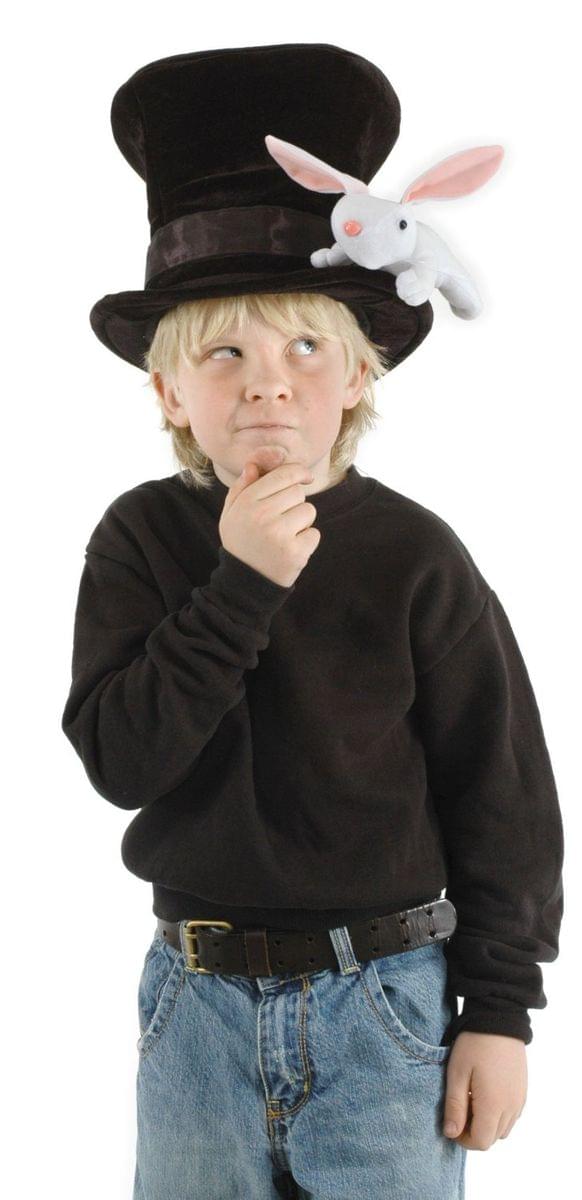 Magician with Rabbit Child Costume Hat