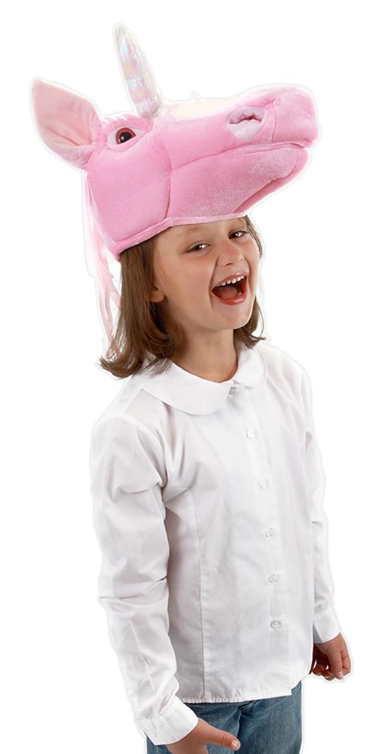 Unicorn Plush Pink Unicorn Costume Hat