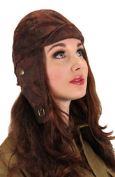 Steampunk Aviator Costume Helmet Hat Adult