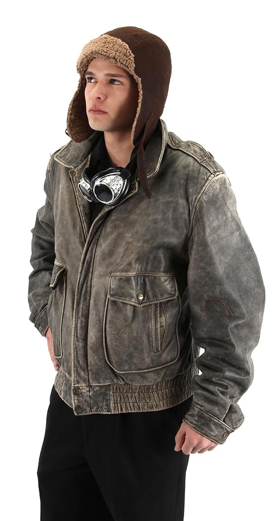 Lined Aviator Adult Costume Hat