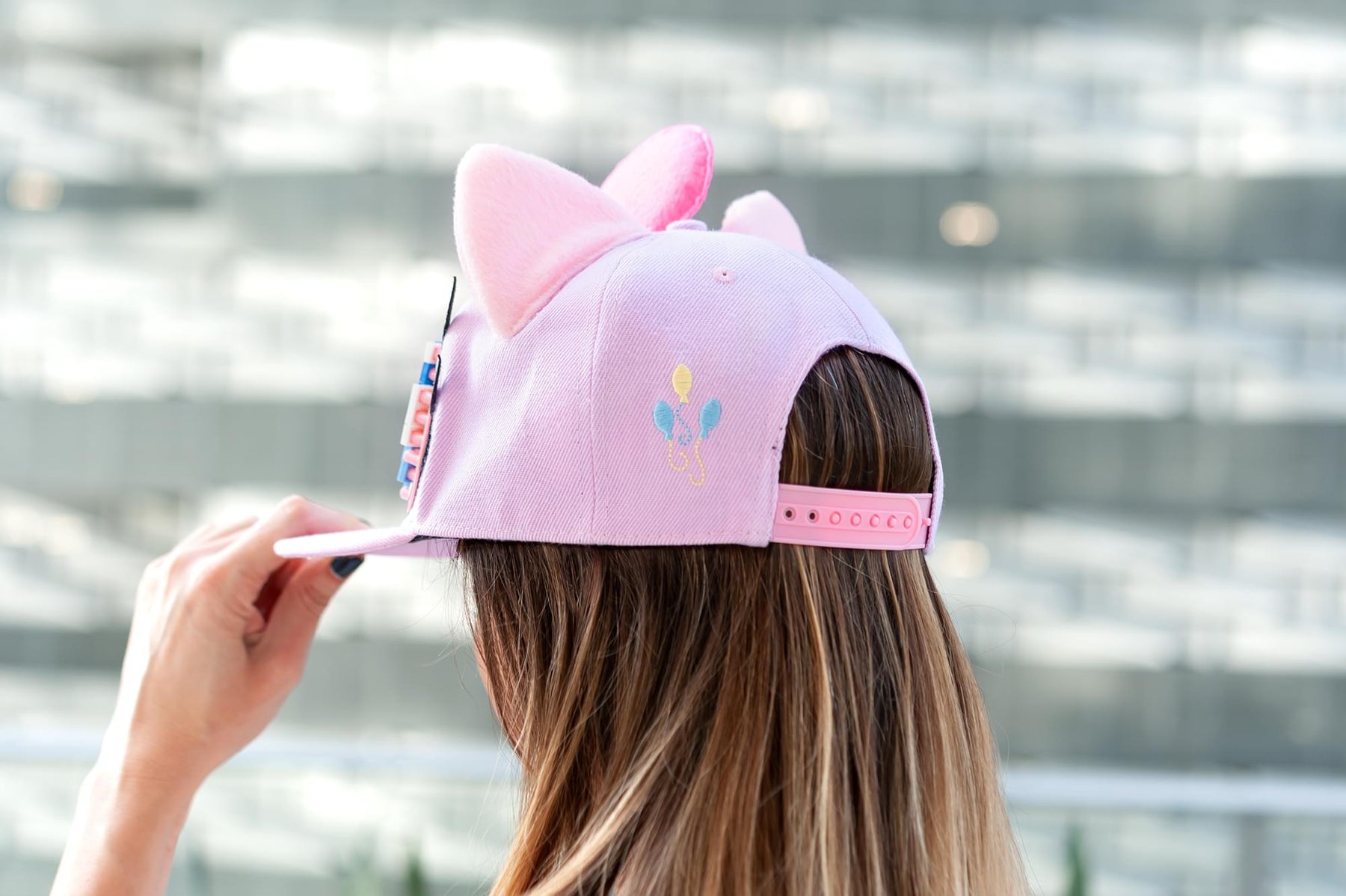 My Little Pony Pinkie Pie Snapback Hat / Cap with Bricky Blocks for Girls