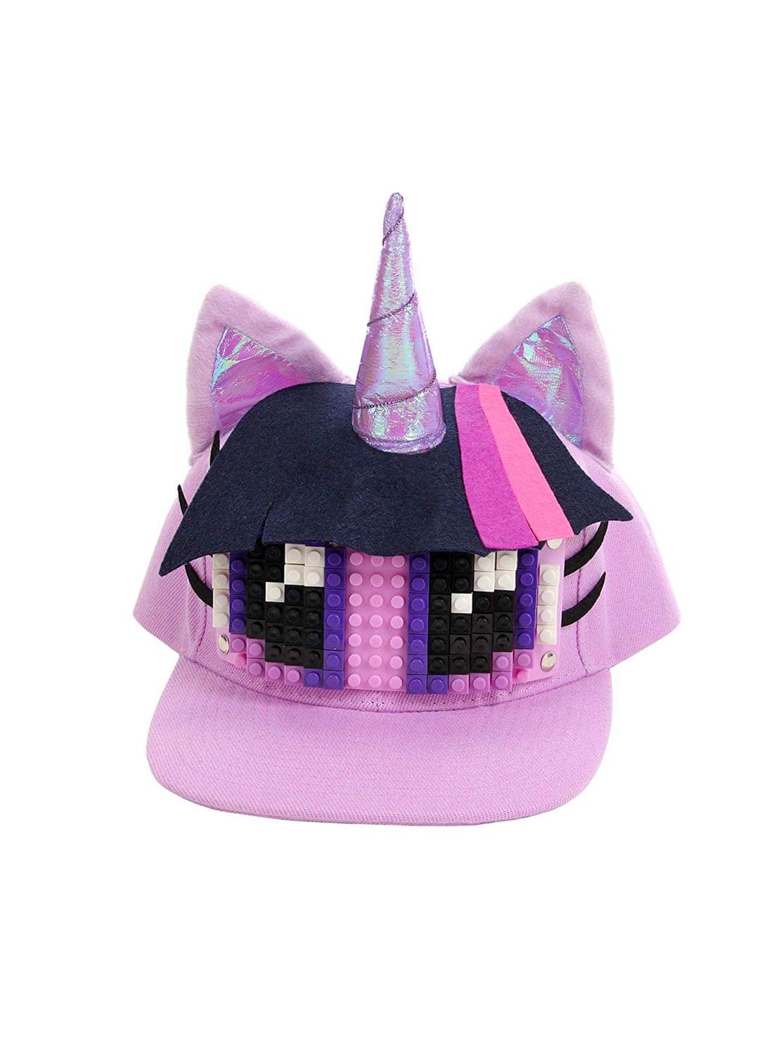 My Little Pony Twilight Sparkle Bricky Blocks Build On Snapback Hat