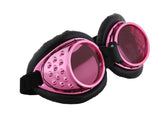 Radioactive Aviator Adult Costume Goggles Pink