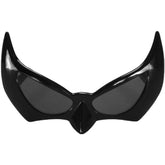 Superhero Bat Eyes Black Adult Costume Glasses
