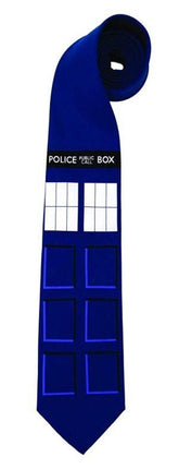 Doctor Who TARDIS Police Box Neck Tie Costume Accessory