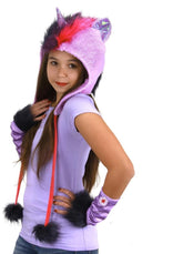 Purple Sparkle Costume Glovettes