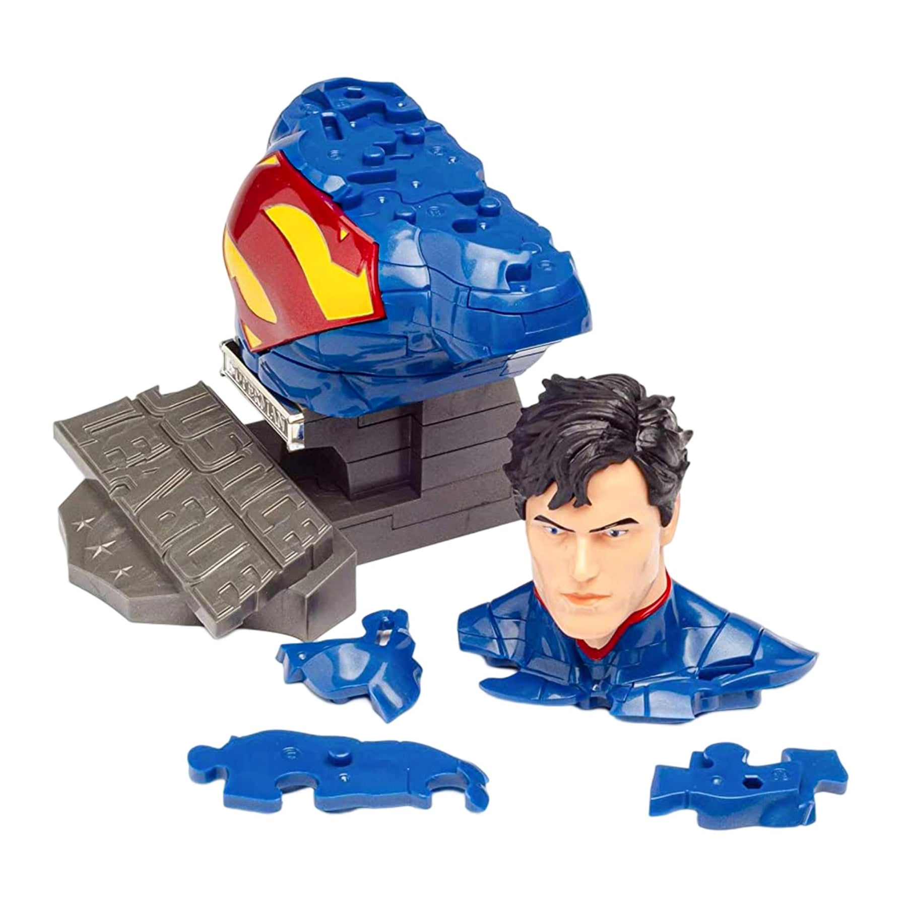 Eaglemoss DC Superman 72 Piece 3D Jigsaw Puzzle | Solid Color Brand New
