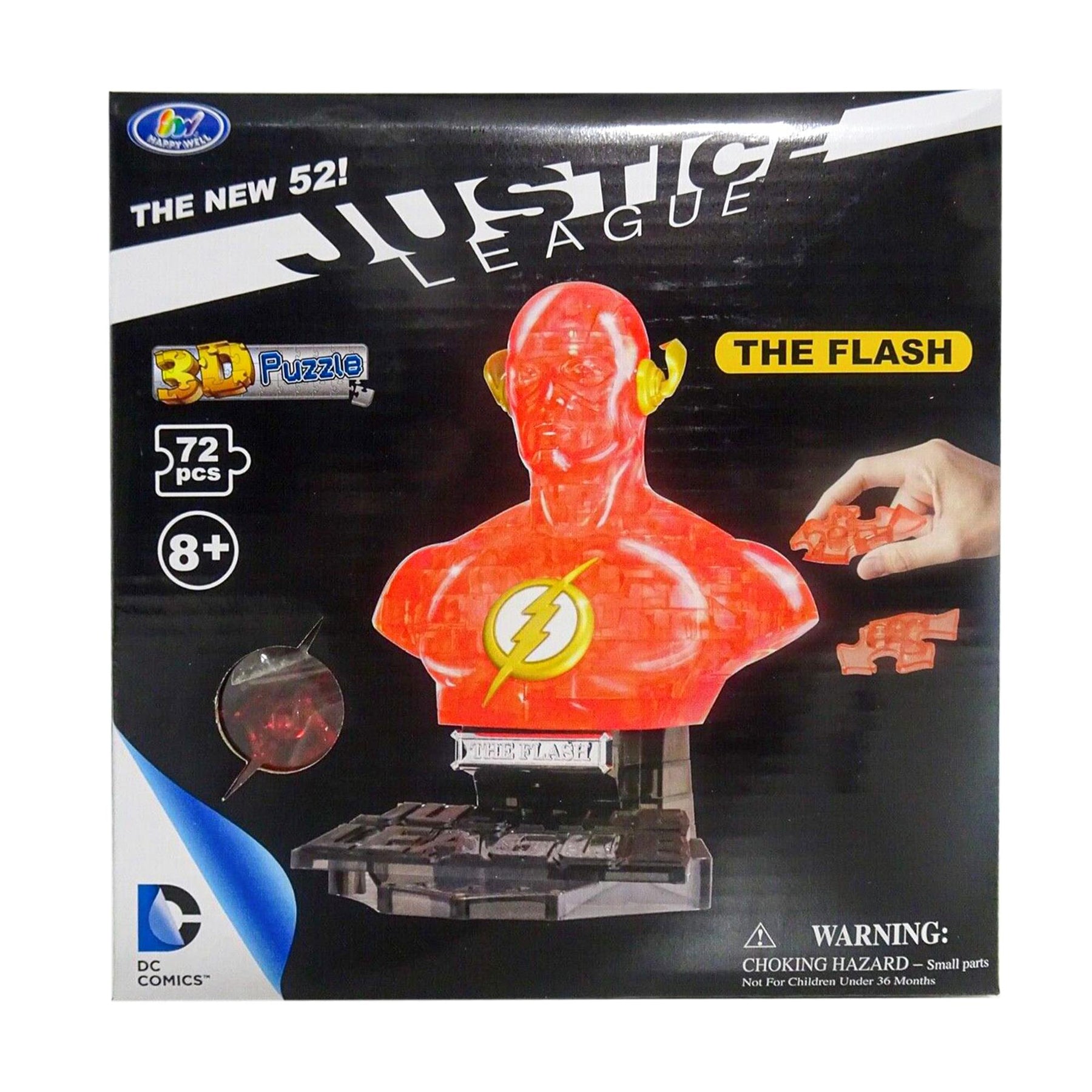Eaglemoss DC The Flash 72 Piece 3D Jigsaw Puzzle | Crystal Color Brand New