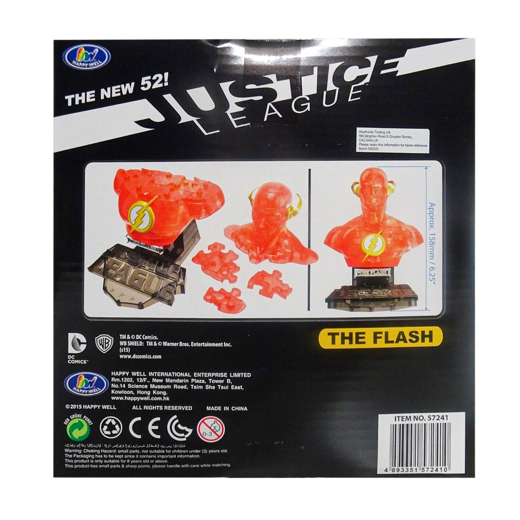 Eaglemoss DC The Flash 72 Piece 3D Jigsaw Puzzle | Crystal Color Brand New