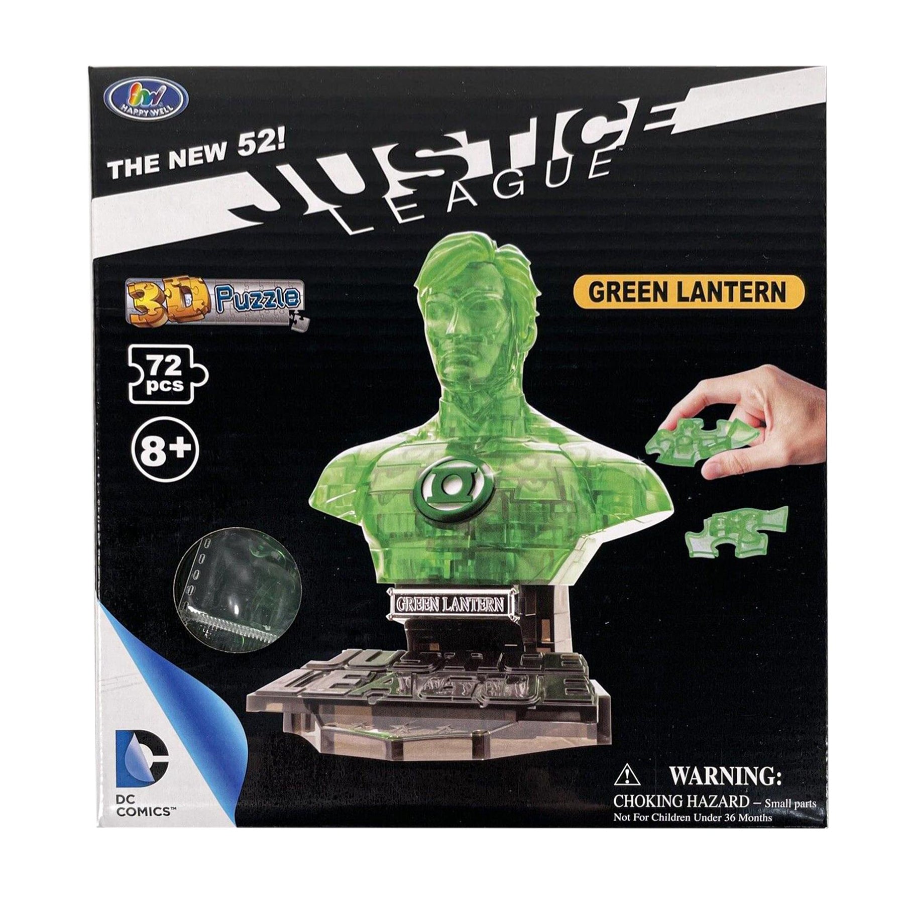 Eaglemoss DC Green Lantern 72 Piece 3D Jigsaw Puzzle | Crystal Color Brand New