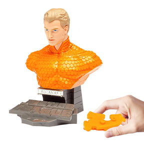 DC Aquaman 72 Piece 3D Jigsaw Puzzle | Solid Color