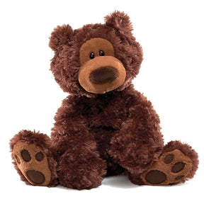 Philbin Teddy Bear 12-Inch Plush Toy | Chocolate Brown