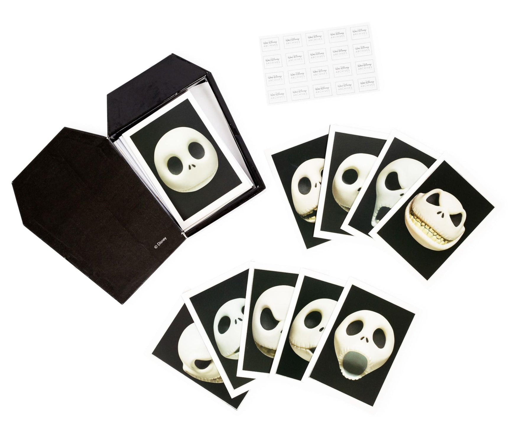 Nightmare Before Christmas Jack Skellington Notecard Set | 20 Count