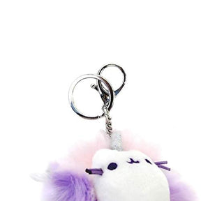 Pusheen Super Pusheenicorn Unicorn Cat 4-Inch Plush Pom Poof Keychain