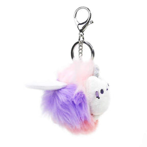 Pusheen Super Pusheenicorn Unicorn Cat 4-Inch Plush Pom Poof Keychain