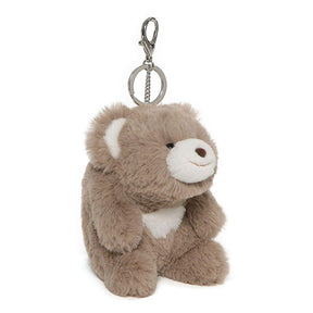 Snuffles the Teddy Bear 5-Inch Plush Keychain - Taupe