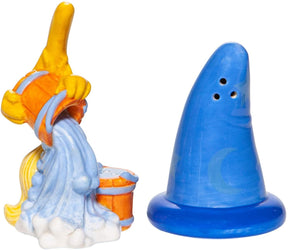 Disney Fantasia Sorcerer Hat and Broom Salt and Pepper Shaker Set