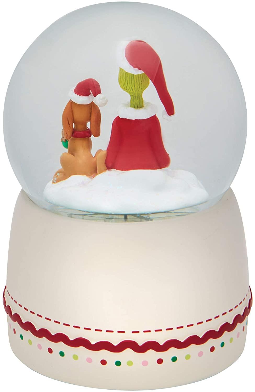 The Grinch Who Stole Christmas Grinch and Max 6 Inch Enesco Waterball
