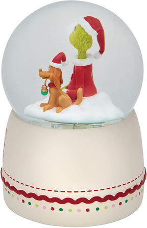 The Grinch Who Stole Christmas Grinch and Max 6 Inch Enesco Waterball