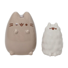 Pusheen and Stormy Ceramic Salt and Pepper Shakers