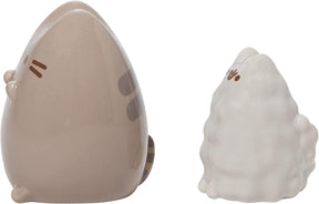 Pusheen and Stormy Ceramic Salt and Pepper Shakers