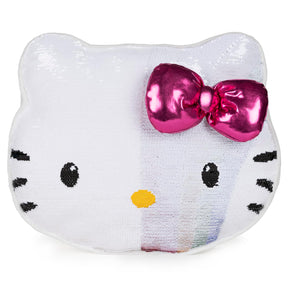 Hello Kitty 11.75 Inch Color Changing Rainbow Sequin Pillow Plush