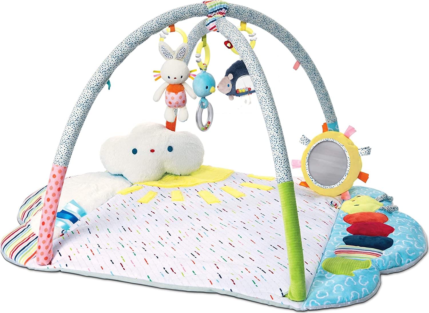 Baby Tinkle Crinkle & Friends Activity Gym | 8-Piece Plush Set