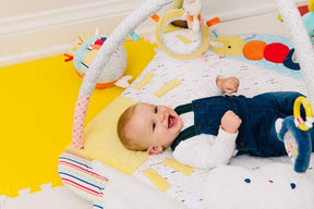 Baby Tinkle Crinkle & Friends Activity Gym | 8-Piece Plush Set