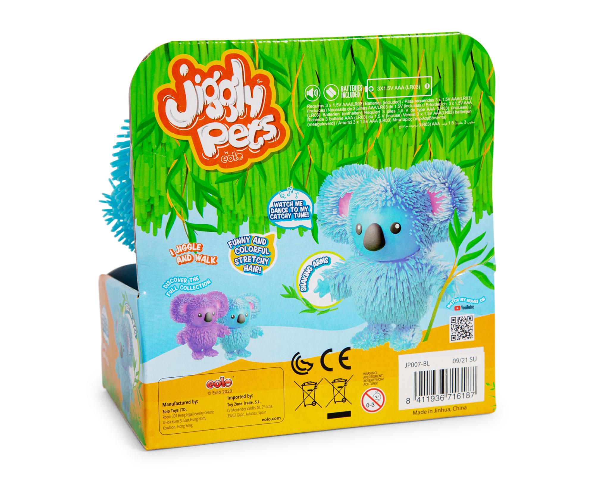 Jiggly Pets Walking Koala With Sound | Blue
