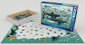 Sharks 1000 Piece Jigsaw Puzzle