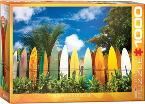 Surfer's Paradise Hawaii 1000 Piece Jigsaw Puzzle