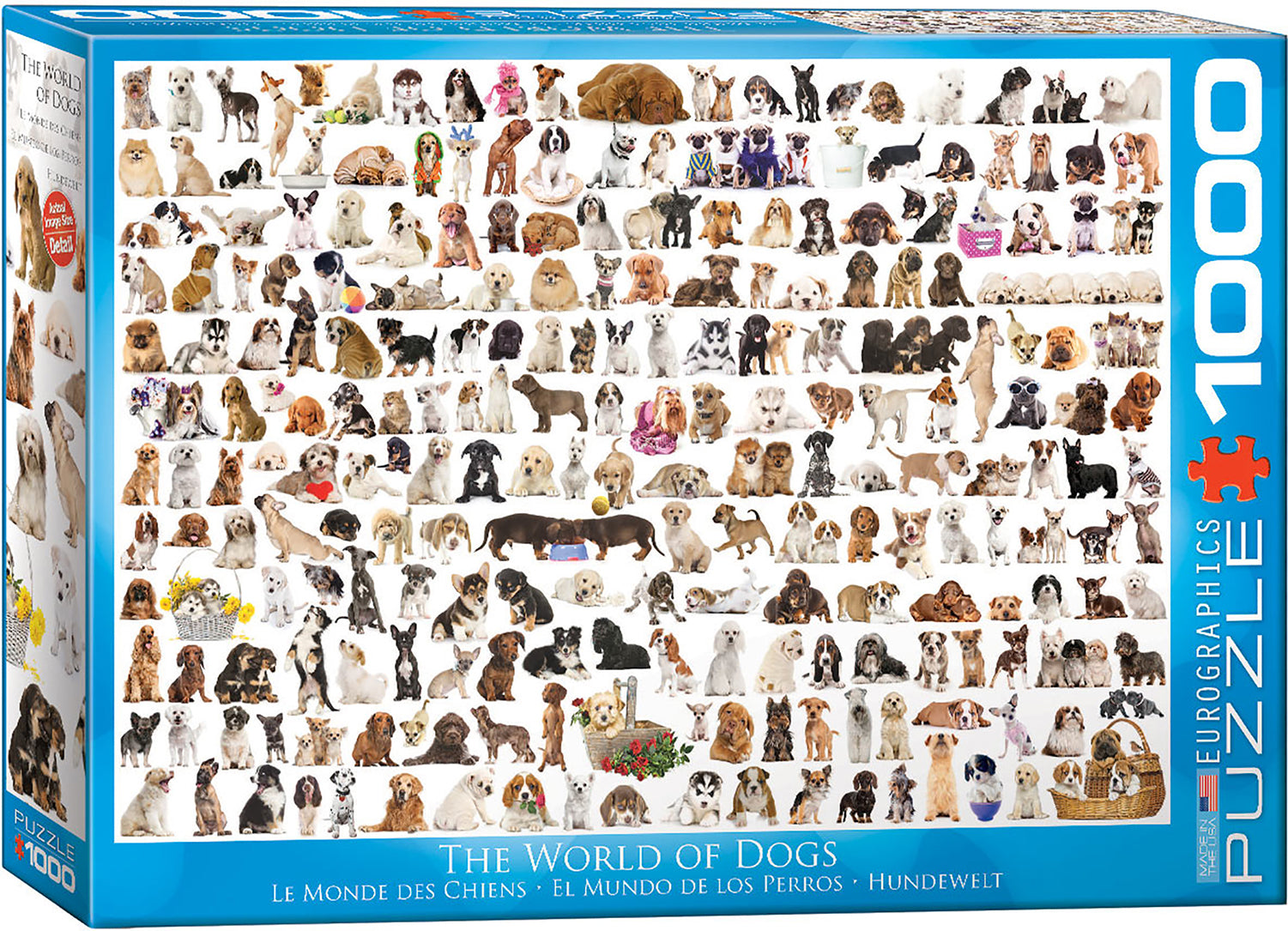 The World of Dogs 1000 Piece Jigsaw Puzzle
