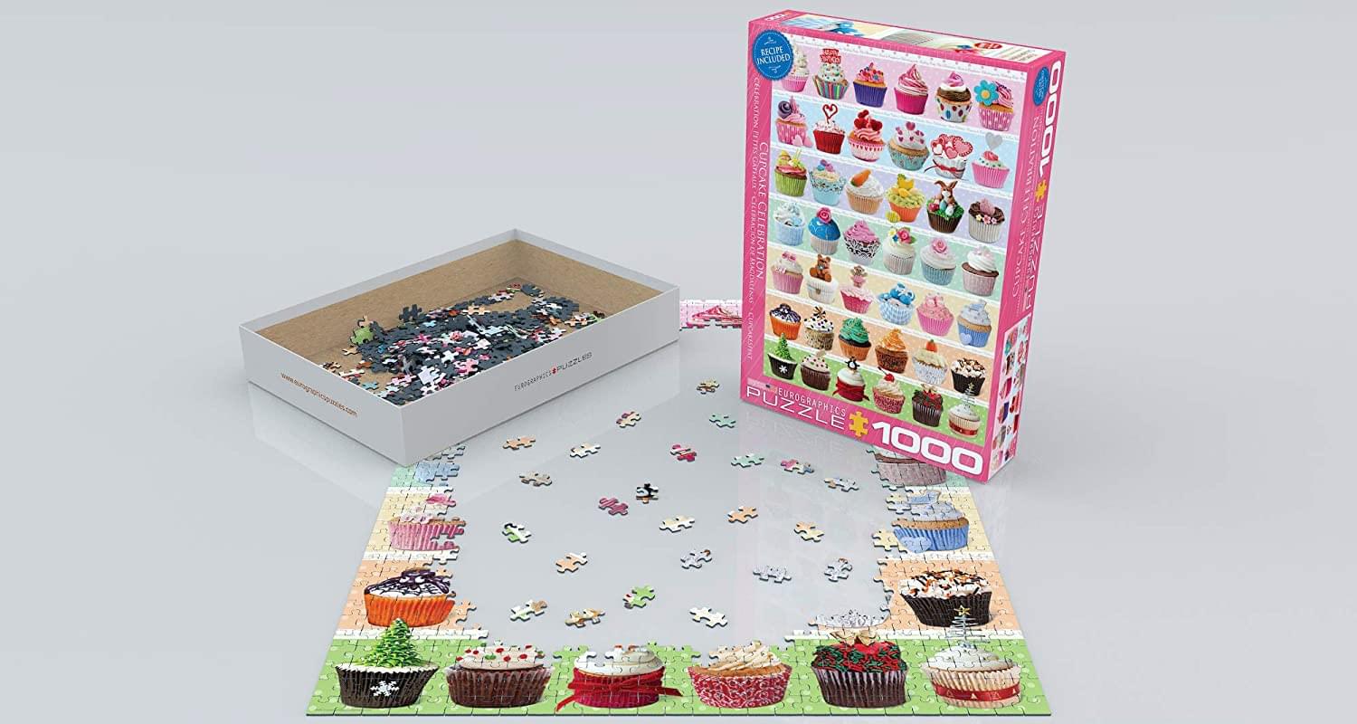Cupcake Celebration 1000 Piece Jigsaw Puzzle
