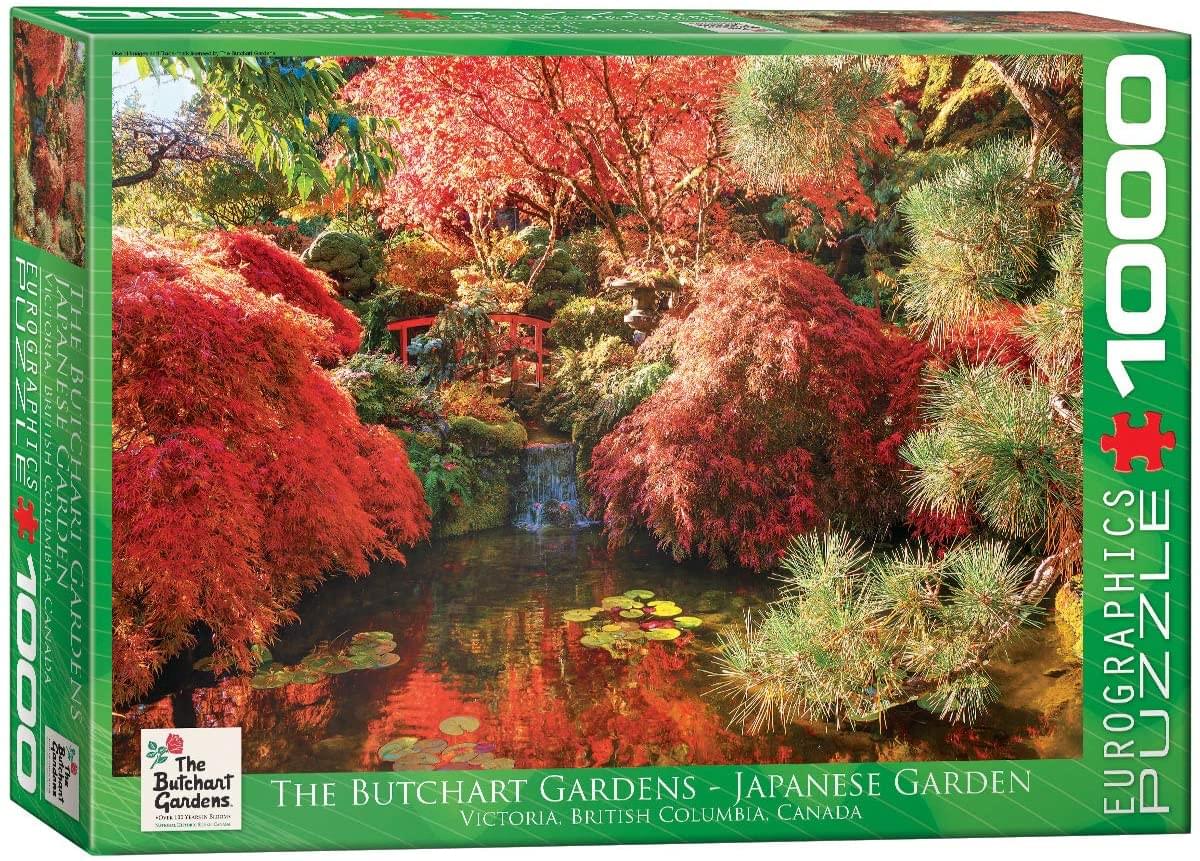 The Butchart Gardens Japanese Garden 1000 Piece Jigsaw Puzzle