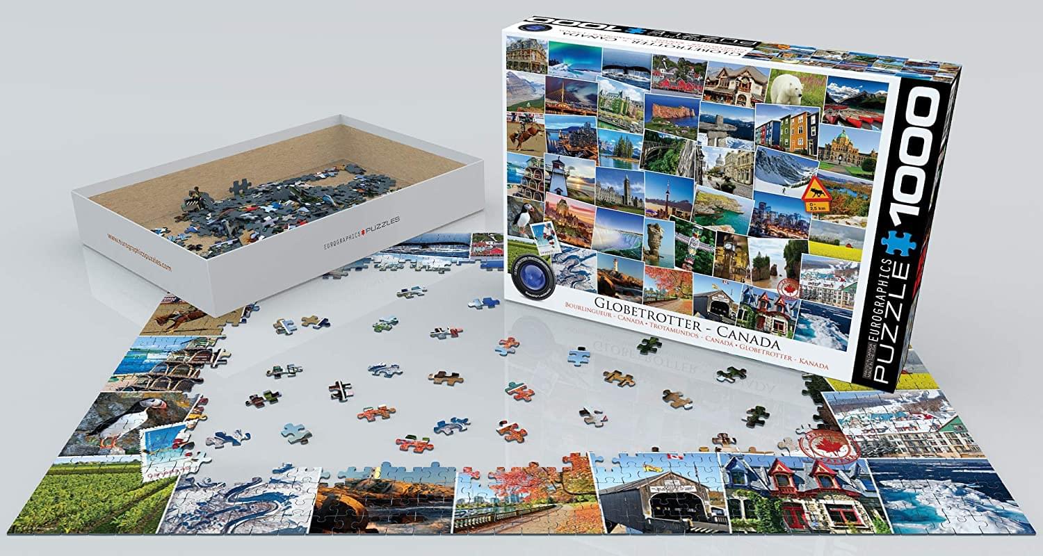 Globetrotter Canada 1000 Piece Jigsaw Puzzle