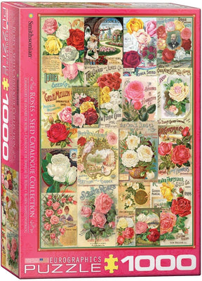 Roses Smithsonian Seed Catalogues 1000 Piece Jigsaw Puzzle