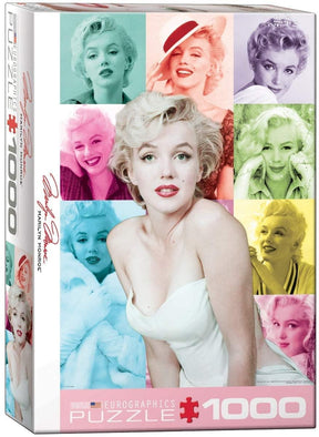 Marilyn Monroe Color Portrait 1000 Piece Jigsaw Puzzle