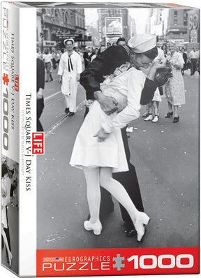 V-J Day Kiss in Times Square by Alfred Eisenstaedt 1000 Piece Jigsaw Puzzle