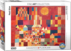 Castle and Sun by Paul Klee 1000 Piece Jigsaw Puzzle