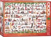 Holiday Cats 1000 Piece Jigsaw Puzzle