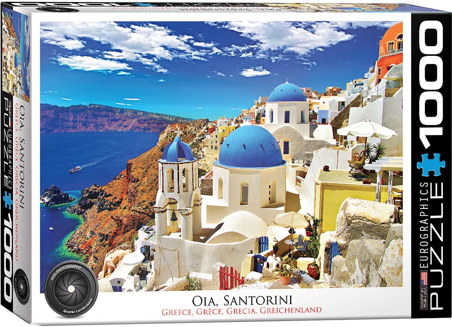 Oia Santorini Greece 1000 Piece Jigsaw Puzzle