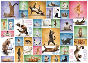 Yoga Cats 1000 Piece Jigsaw Puzzle