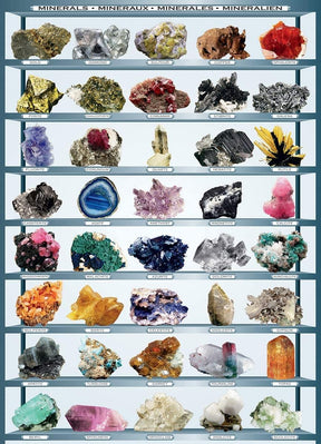 Minerals of the World 1000 Piece Jigsaw Puzzle