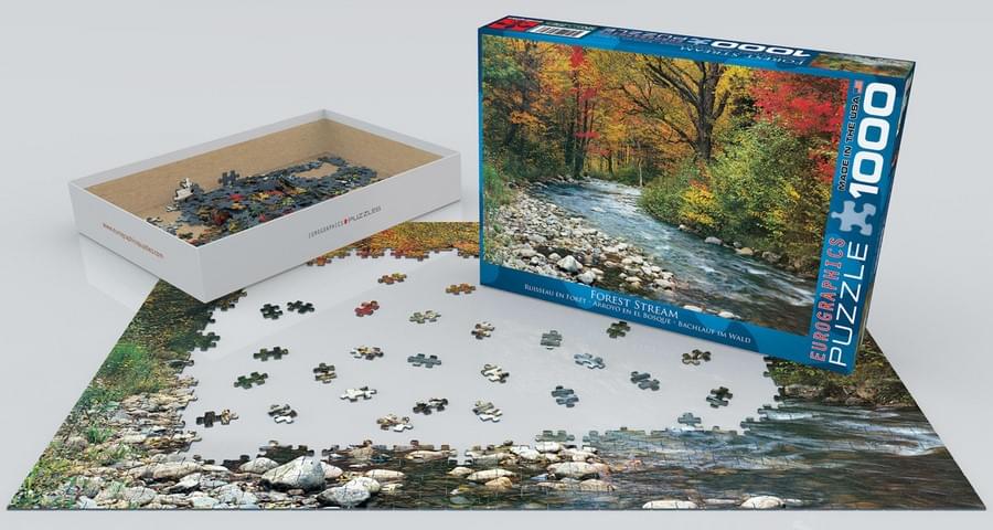 Forest Stream 1000 Piece Jigsaw Puzzle