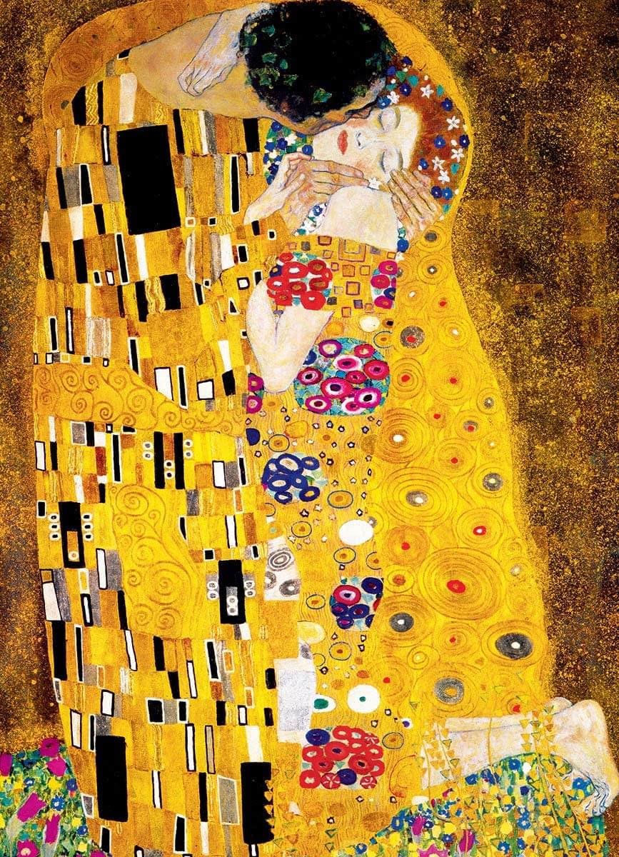 The Kiss by Gustav Klimt 1000 Piece Jigsaw Puzzle