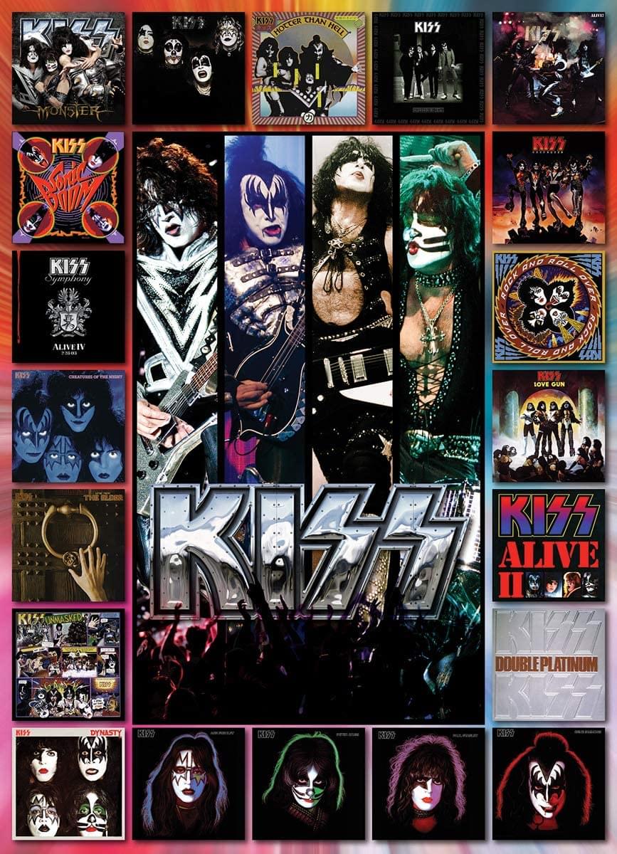 KISS The Albums 1000 Piece Jigsaw Puzzle