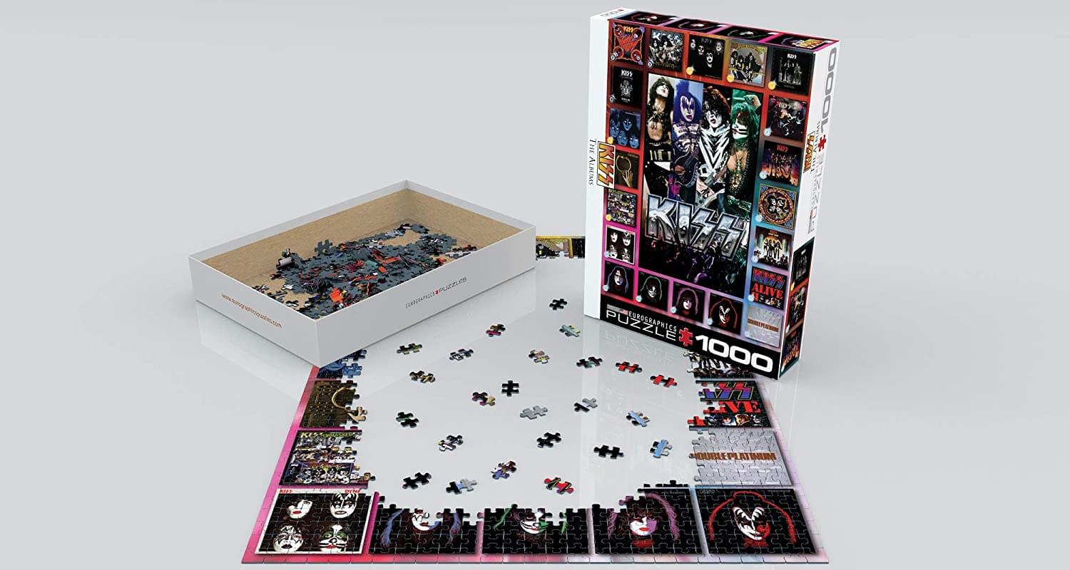 KISS The Albums 1000 Piece Jigsaw Puzzle