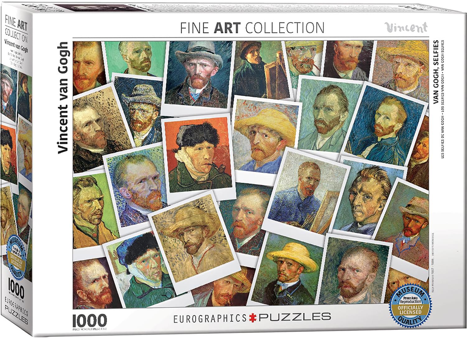 Van Gogh Selfies 1000 Piece Jigsaw Puzzle