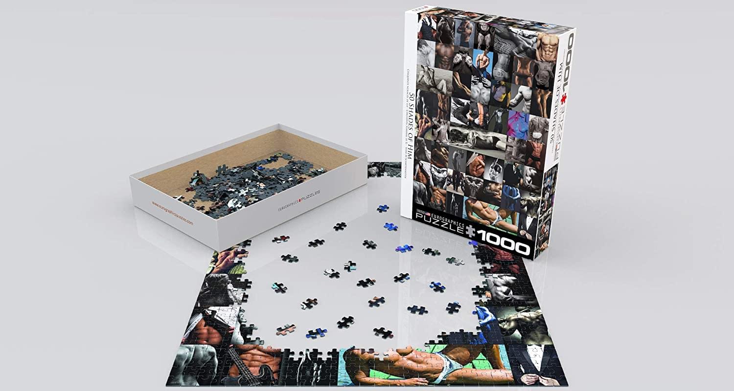 50 Shades of Him 1000 Piece Jigsaw Puzzle