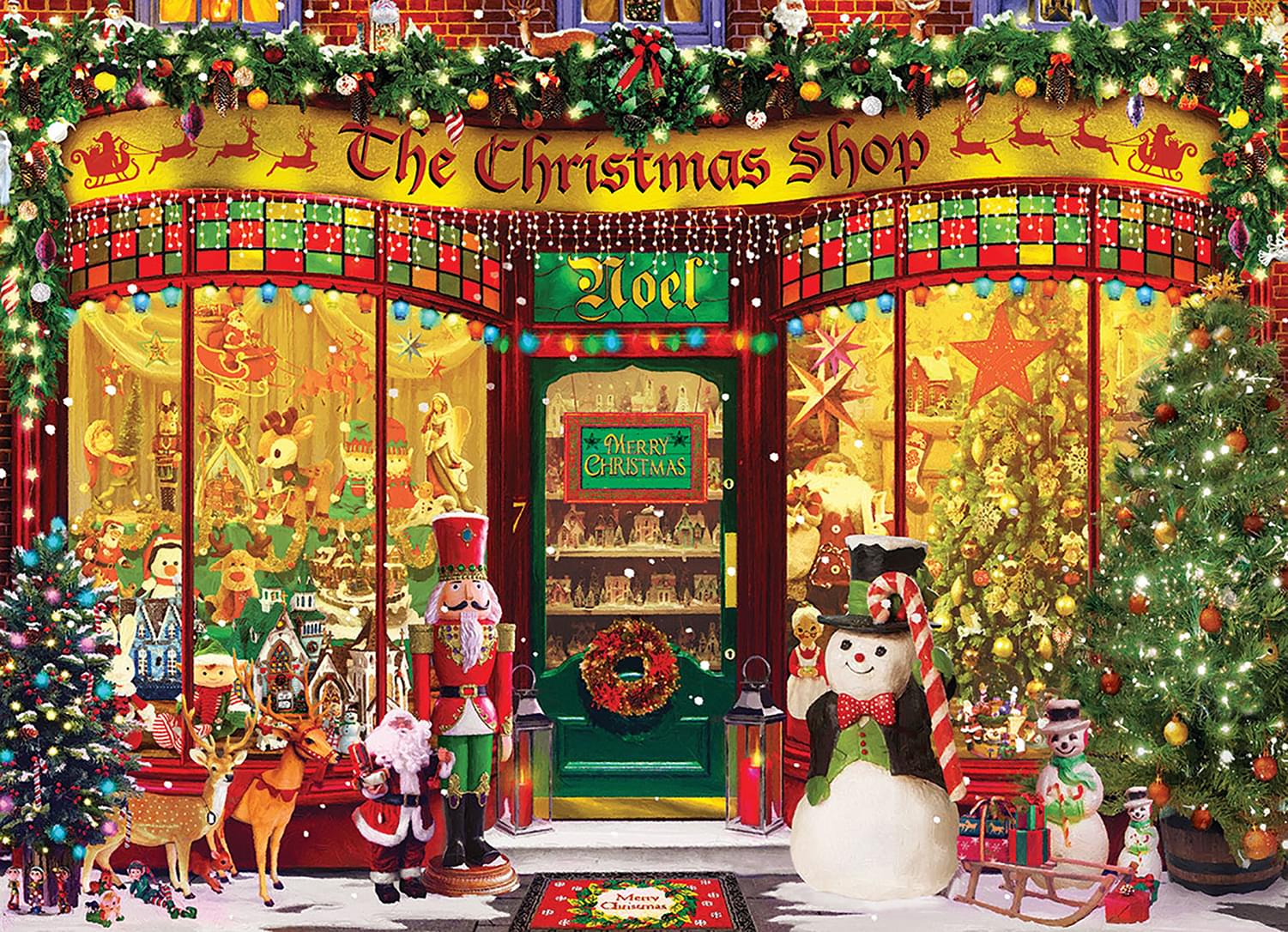 The Christmas Shop by Garry Walton 1000 Piece Jigsaw Puzzle